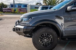 Ford Raptor- MCC078-01SQ Rocker Bar Low Loop with Square LED lights